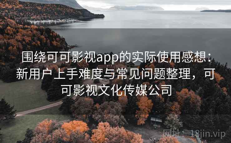 围绕可可影视app的实际使用感想：新用户上手难度与常见问题整理，可可影视文化传媒公司