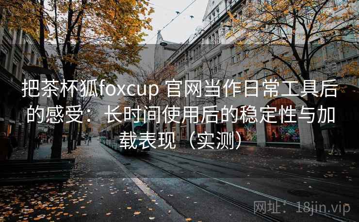 把茶杯狐foxcup 官网当作日常工具后的感受:长时间使用后的稳定性与加载表现(实测) 把茶杯狐foxcup 官网当作日常工具后的感受:长时间使用后的稳定性与加载表现(实测)
