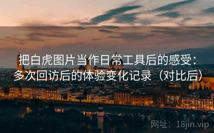 把白虎图片当作日常工具后的感受：多次回访后的体验变化记录（对比后）