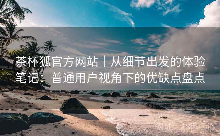茶杯狐官方网站｜从细节出发的体验笔记：普通用户视角下的优缺点盘点